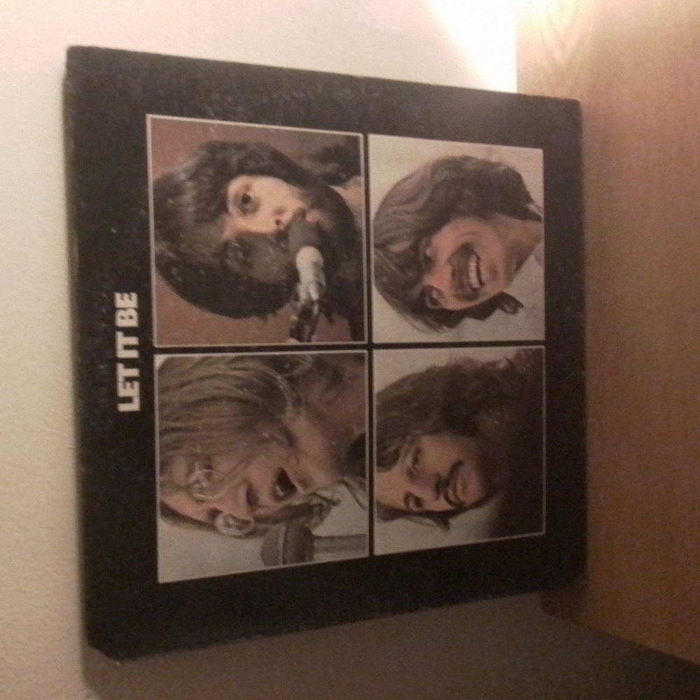 Beatles "Let it Be Album" 1970 'Phil & Ronnie" etched on vinyl
